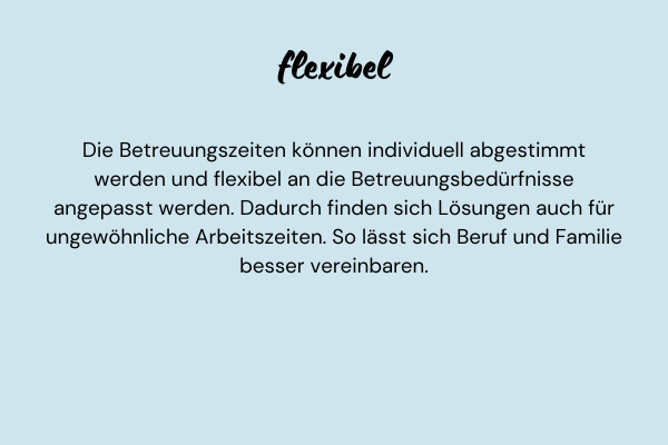 Kindertagespflege - flexible Kinderbetreuung im LK Celle