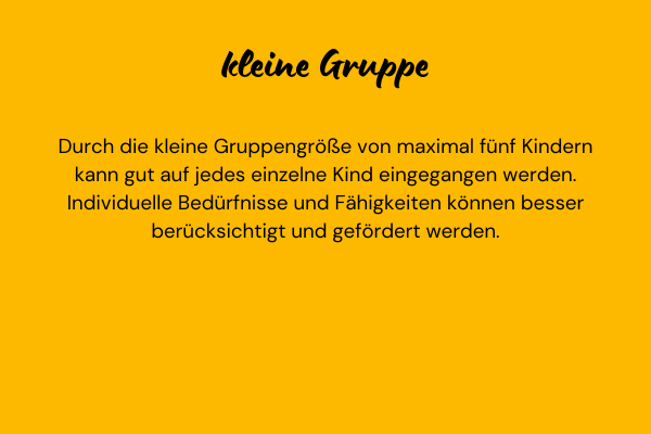 Tagesmutter Celle: kleine Gruppe - Bessere Betreuung im Wiesennest