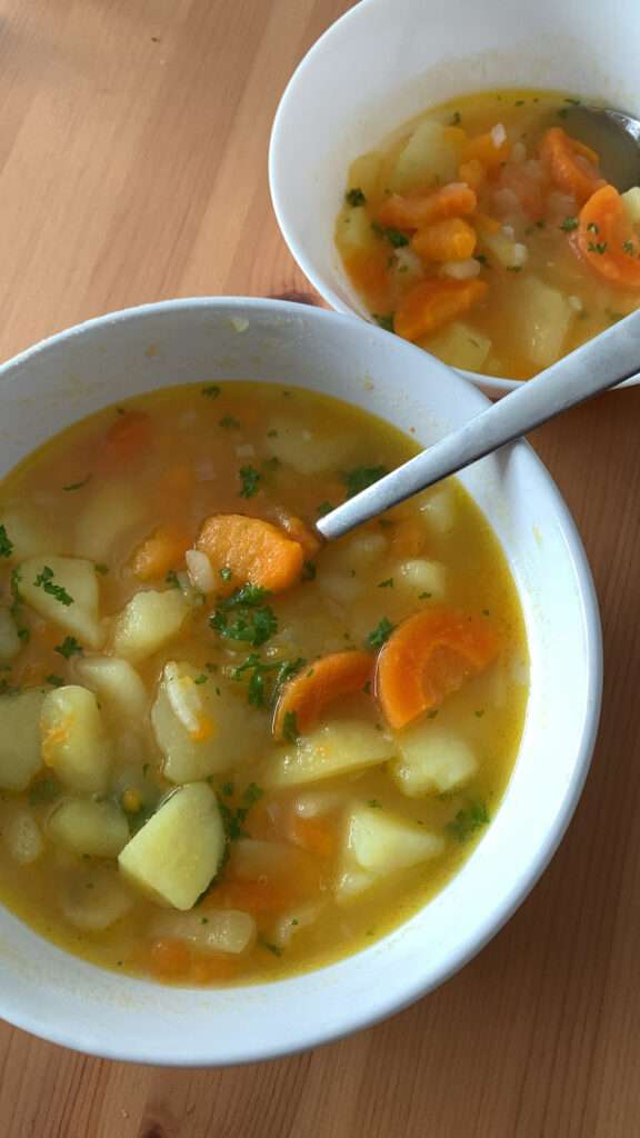 Mittagessen in der Kindertagespflege Wiesennest in Lachendorf (Celle)